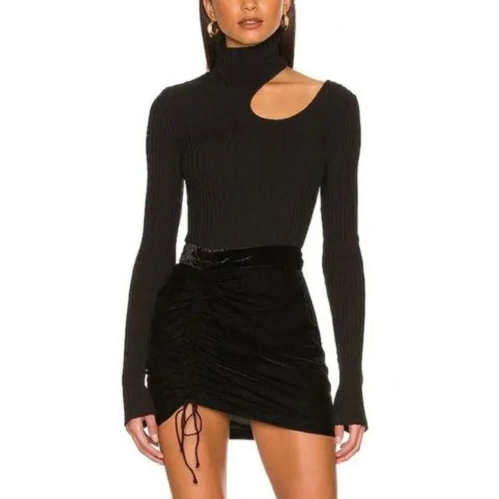 Free People Vivienne Velvet Mini Skirt Size 2